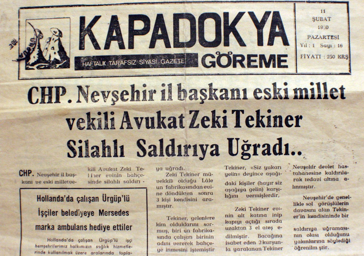 1980'de öldürülen Zeki Tekiner'in ailesinden CHP lideri Özel'e mektup